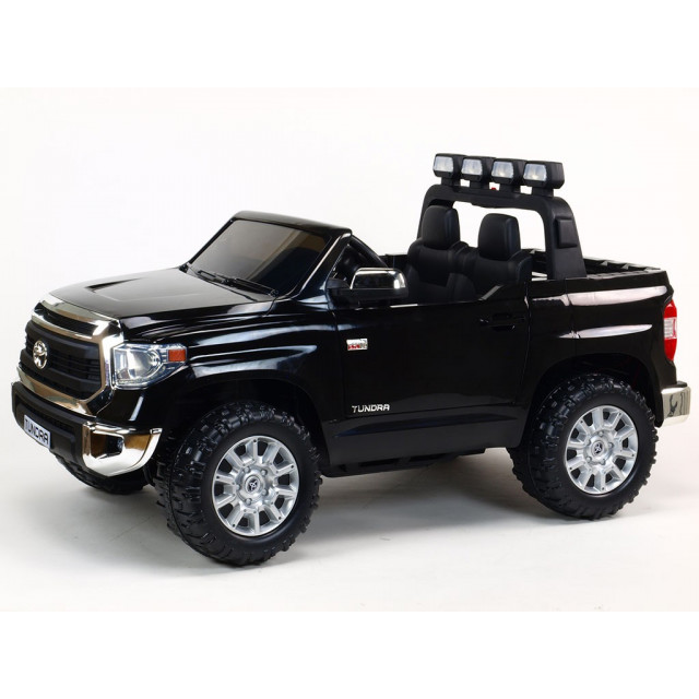 Najväčšie elektrické autíčko Toyota Thundra 24V s 2.4G DO,otváracími dverami,USB, TF,Mp3,LED svetlami, svietiaciou rampou,čierne