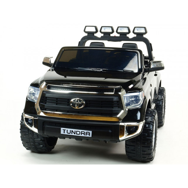 Najväčšie elektrické autíčko Toyota Thundra 24V s 2.4G DO,otváracími dverami,USB, TF,Mp3,LED svetlami, svietiaciou rampou,čierne