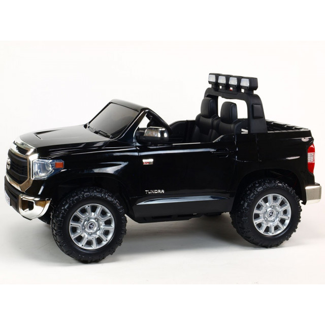 Najväčšie elektrické autíčko Toyota Thundra 24V s 2.4G DO,otváracími dverami,USB, TF,Mp3,LED svetlami, svietiaciou rampou,čierne