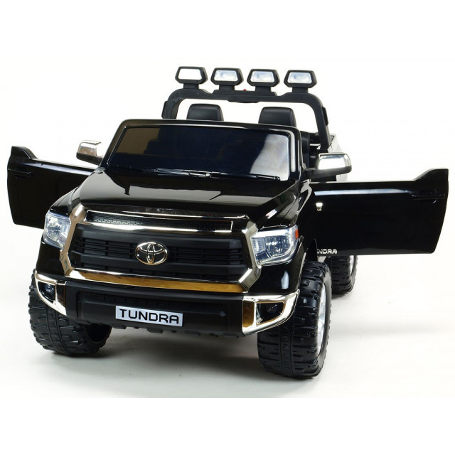 Najväčšie elektrické autíčko Toyota Thundra 24V s 2.4G DO,otváracími dverami,USB, TF,Mp3,LED svetlami, svietiaciou rampou,čierne