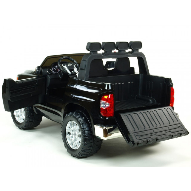Najväčšie elektrické autíčko Toyota Thundra 24V s 2.4G DO,otváracími dverami,USB, TF,Mp3,LED svetlami, svietiaciou rampou,čierne