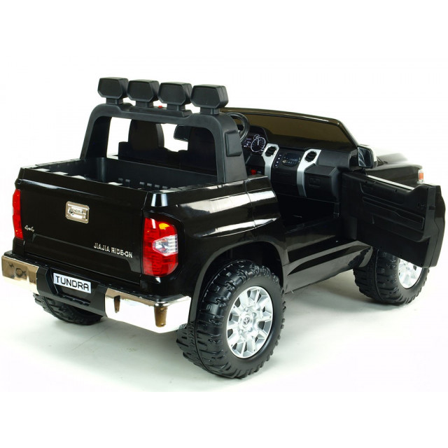 Najväčšie elektrické autíčko Toyota Thundra 24V s 2.4G DO,otváracími dverami,USB, TF,Mp3,LED svetlami, svietiaciou rampou,čierne