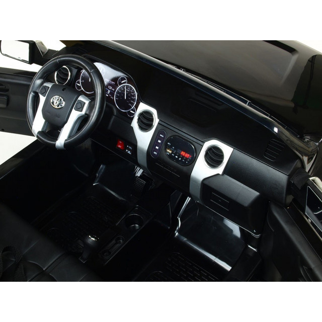 Najväčšie elektrické autíčko Toyota Thundra 24V s 2.4G DO,otváracími dverami,USB, TF,Mp3,LED svetlami, svietiaciou rampou,čierne