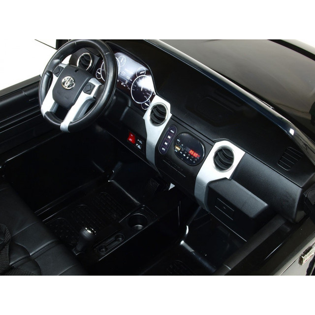 Najväčšie elektrické autíčko Toyota Thundra 24V s 2.4G DO,otváracími dverami,USB, TF,Mp3,LED svetlami, svietiaciou rampou,čierne