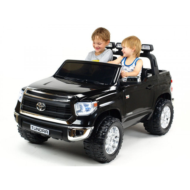 Najväčšie elektrické autíčko Toyota Thundra 24V s 2.4G DO,otváracími dverami,USB, TF,Mp3,LED svetlami, svietiaciou rampou,čierne