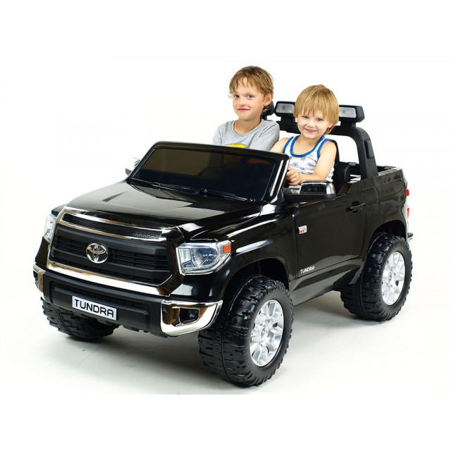 Najväčšie elektrické autíčko Toyota Thundra 24V s 2.4G DO,otváracími dverami,USB, TF,Mp3,LED svetlami, svietiaciou rampou,čierne