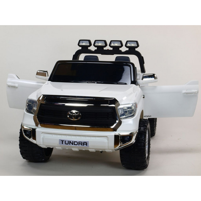 Najväčšie elektrické autíčko Toyota Thundra 24V s 2.4G DO,otváracími dverami,USB, TF,Mp3,LED svetlami, svietiaciou rampou,čierne