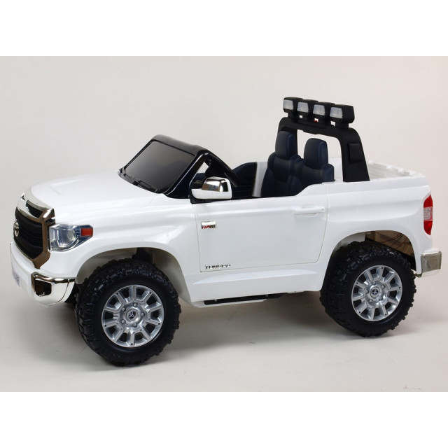 Najväčšie elektrické autíčko Toyota Thundra 24V s 2.4G DO,otváracími dverami,USB, TF,Mp3,LED svetlami, svietiaciou rampou,čierne