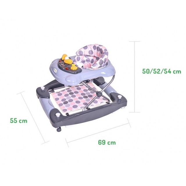 Detské chodítko 3v1 Toyz TipTop blue