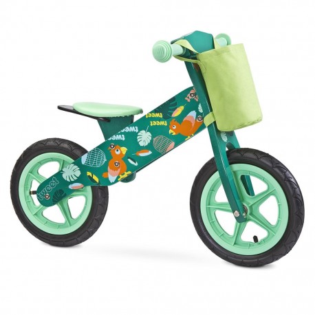 Detské odrážadlo kolo Toyz Zap black-green