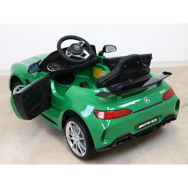 Mercedes - Benz S63 AMG, s 2.4G DO, pérovaním obidvoch náprav, EVA kolesami,12V, jahodovo červený