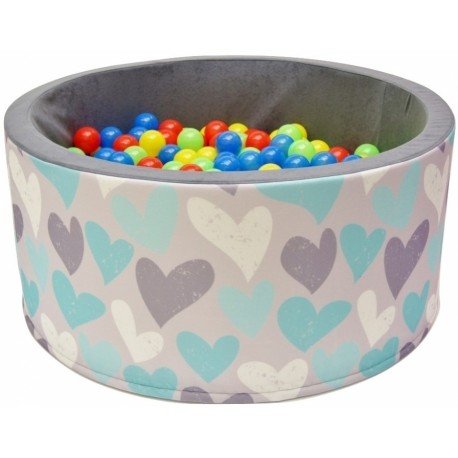 Bazén pre deti 90x40cm kocka + 200 balónikov