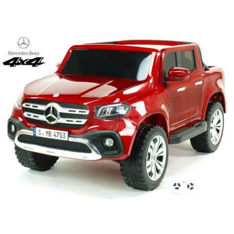 Mercedes – Benz X-Class 4x4, 2-miestný pick up s 2.4G DO, plynulým rozjazdom,USB, čalunením, EVA kolesami, modrá metalíza