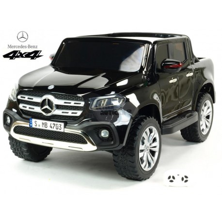 Mercedes – Benz X-Class 4x4, 2-miestný pick up s 2.4G DO, plynulým rozjazdom,USB, čalunením, EVA kolesami, modrá metalíza