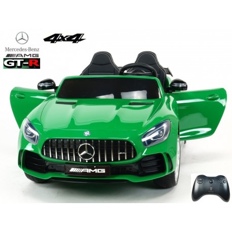Mercedes - Benz S63 AMG, s 2.4G DO, pérovaním obidvoch náprav, EVA kolesami,12V, jahodovo červený