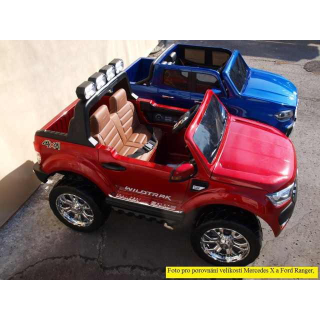 Mercedes – Benz X-Class 4x4, 2-miestný pick up s 2.4G DO, plynulým rozjazdom,USB, čalunením, EVA kolesami, modrá metalíza