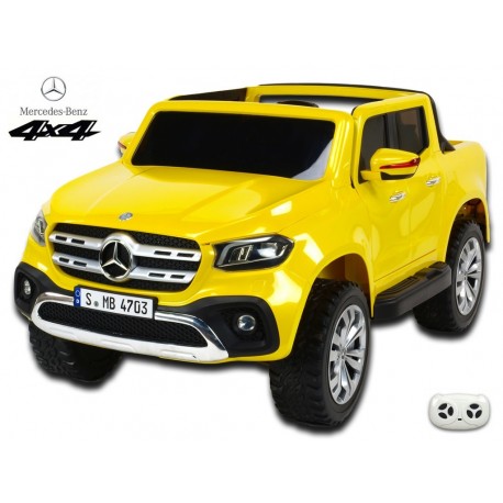 Mercedes – Benz X-Class 4x4, 2-miestný pick up s 2.4G DO, plynulým rozjazdom,USB, čalunením, EVA kolesami, modrá metalíza
