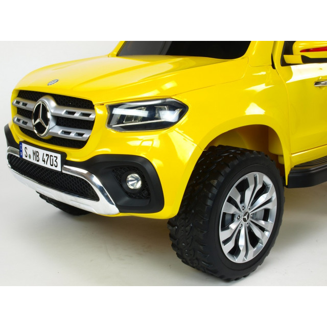 Mercedes – Benz X-Class 4x4, 2-miestný pick up s 2.4G DO, plynulým rozjazdom,USB, čalunením, EVA kolesami, modrá metalíza