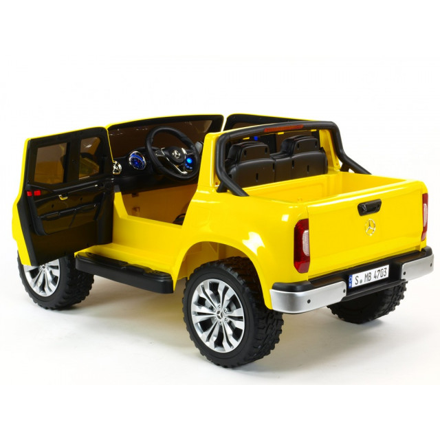 Mercedes – Benz X-Class 4x4, 2-miestný pick up s 2.4G DO, plynulým rozjazdom,USB, čalunením, EVA kolesami, modrá metalíza