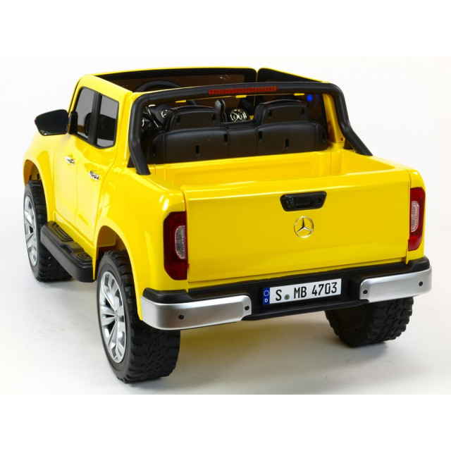 Mercedes – Benz X-Class 4x4, 2-miestný pick up s 2.4G DO, plynulým rozjazdom,USB, čalunením, EVA kolesami, modrá metalíza