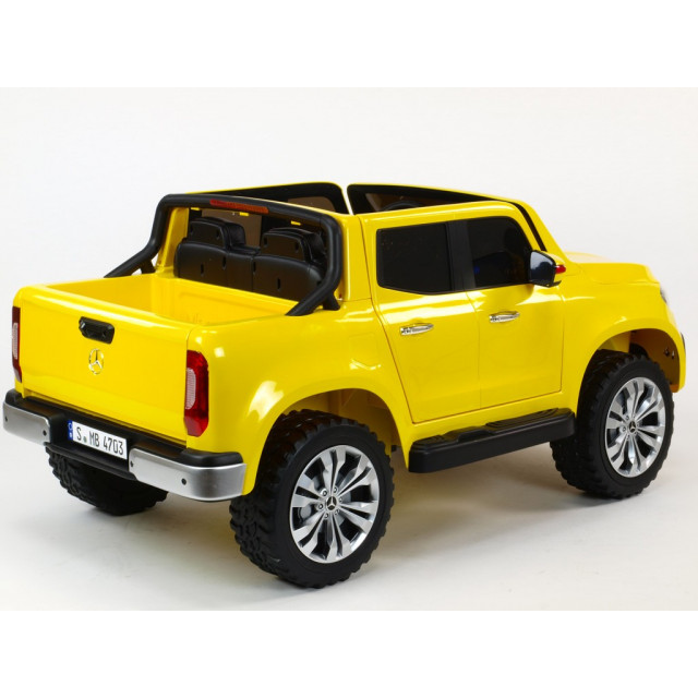 Mercedes – Benz X-Class 4x4, 2-miestný pick up s 2.4G DO, plynulým rozjazdom,USB, čalunením, EVA kolesami, modrá metalíza