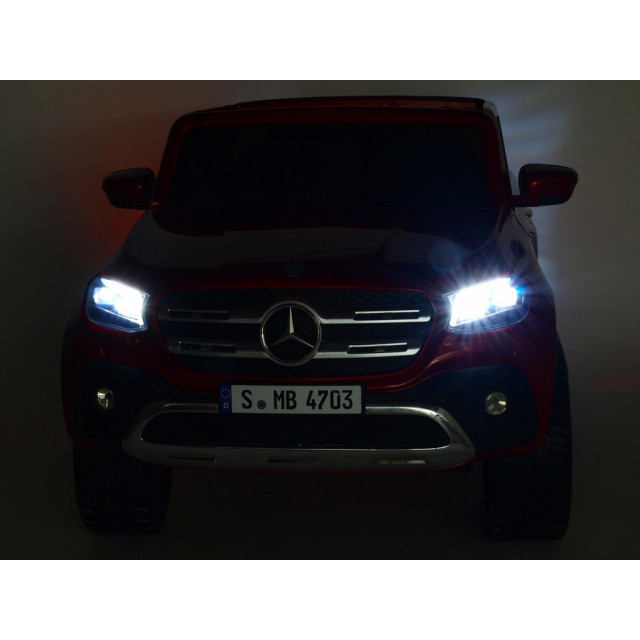 Mercedes – Benz X-Class 4x4, 2-miestný pick up s 2.4G DO, plynulým rozjazdom,USB, čalunením, EVA kolesami, modrá metalíza