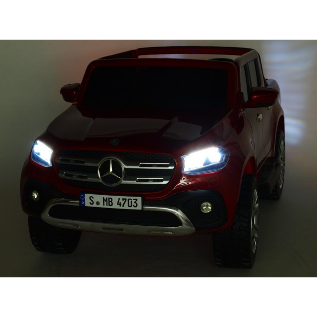 Mercedes – Benz X-Class 4x4, 2-miestný pick up s 2.4G DO, plynulým rozjazdom,USB, čalunením, EVA kolesami, modrá metalíza