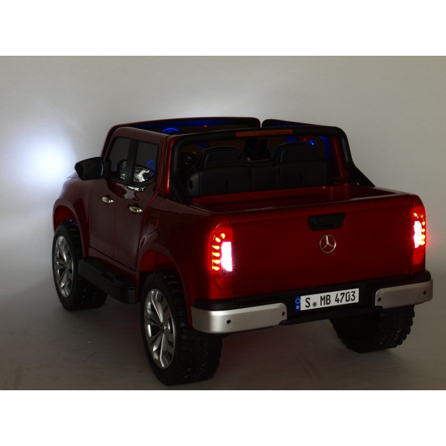 Mercedes – Benz X-Class 4x4, 2-miestný pick up s 2.4G DO, plynulým rozjazdom,USB, čalunením, EVA kolesami, modrá metalíza