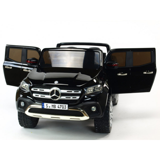 Mercedes – Benz X-Class 4x4, 2-miestný pick up s 2.4G DO, plynulým rozjazdom,USB, čalunením, EVA kolesami, modrá metalíza