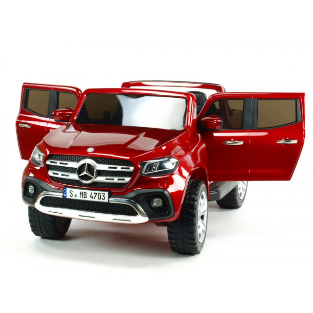 Mercedes – Benz X-Class 4x4, 2-miestný pick up s 2.4G DO, plynulým rozjazdom,USB, čalunením, EVA kolesami, modrá metalíza