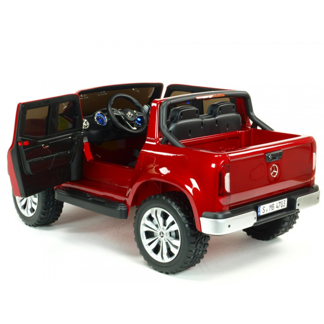 Mercedes – Benz X-Class 4x4, 2-miestný pick up s 2.4G DO, plynulým rozjazdom,USB, čalunením, EVA kolesami, modrá metalíza