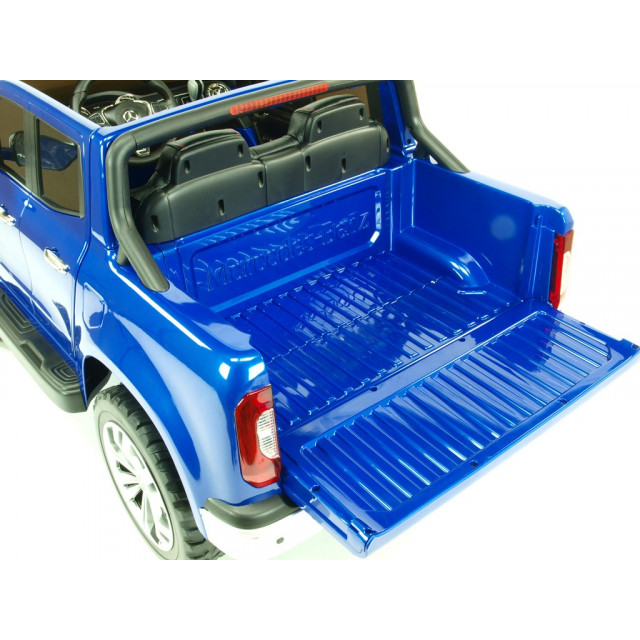 Mercedes – Benz X-Class 4x4, 2-miestný pick up s 2.4G DO, plynulým rozjazdom,USB, čalunením, EVA kolesami, modrá metalíza