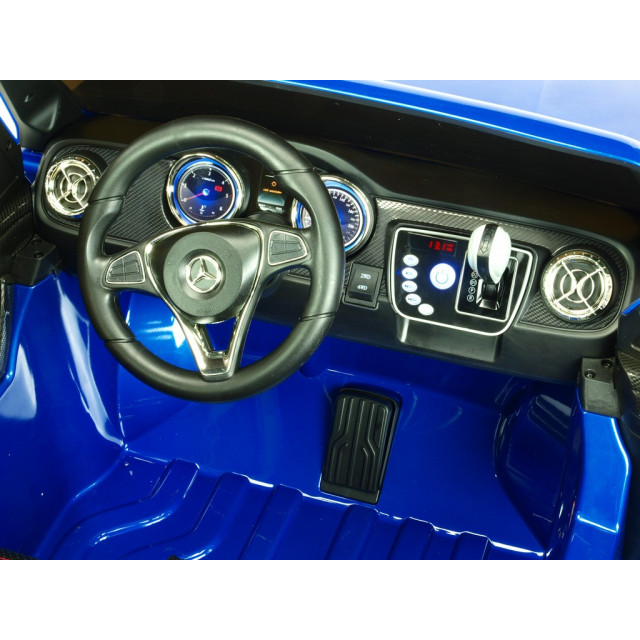 Mercedes – Benz X-Class 4x4, 2-miestný pick up s 2.4G DO, plynulým rozjazdom,USB, čalunením, EVA kolesami, modrá metalíza