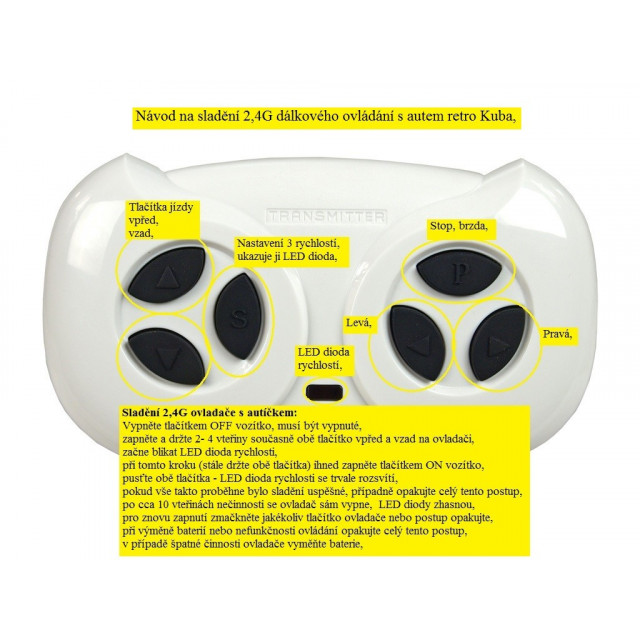 Elektrické autíčko retro