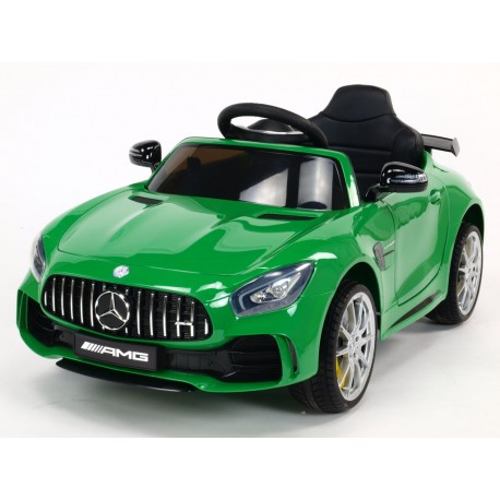 Mercedes - Benz S63 AMG, s 2.4G DO, pérovaním obidvoch náprav, EVA kolesami,12V, jahodovo červený