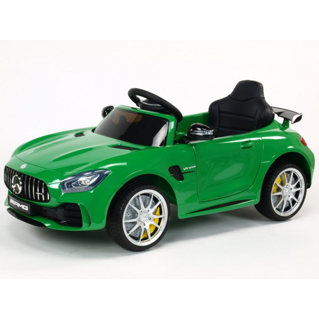 Mercedes - Benz S63 AMG, s 2.4G DO, pérovaním obidvoch náprav, EVA kolesami,12V, jahodovo červený