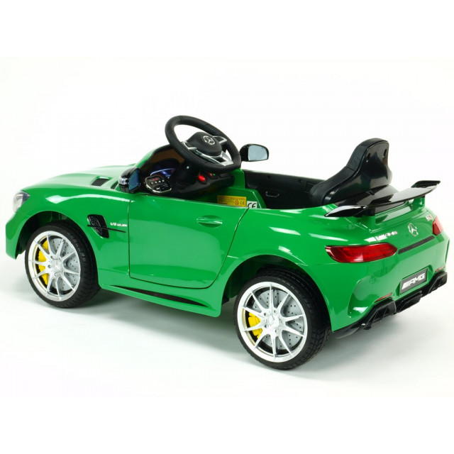 Mercedes - Benz S63 AMG, s 2.4G DO, pérovaním obidvoch náprav, EVA kolesami,12V, jahodovo červený