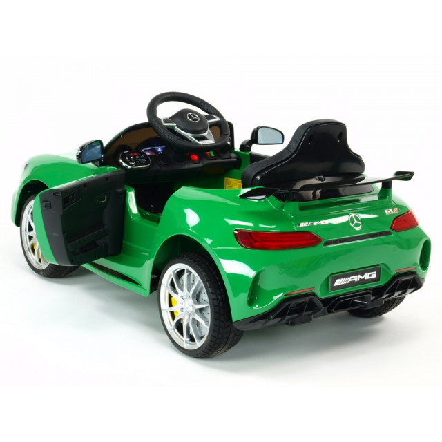 Mercedes - Benz S63 AMG, s 2.4G DO, pérovaním obidvoch náprav, EVA kolesami,12V, jahodovo červený