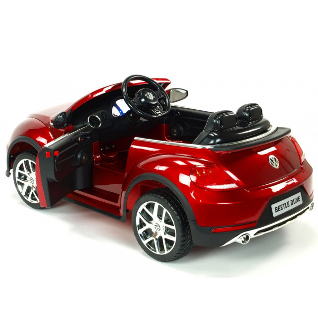 Mercedes - Benz S63 AMG, s 2.4G DO, pérovaním obidvoch náprav, EVA kolesami,12V, jahodovo červený