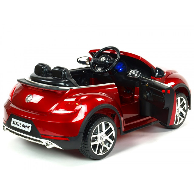 Mercedes - Benz S63 AMG, s 2.4G DO, pérovaním obidvoch náprav, EVA kolesami,12V, jahodovo červený