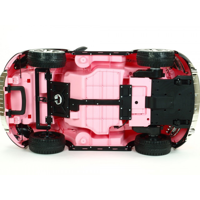 Mercedes - Benz S63 AMG, s 2.4G DO, pérovaním obidvoch náprav, EVA kolesami,12V, jahodovo červený