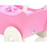 Drevený kočík pre bábiky ECO TOYS - ružový