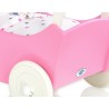 Drevený kočík pre bábiky ECO TOYS - ružový