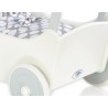 Drevený kočík pre bábiky ECO TOYS - ružový