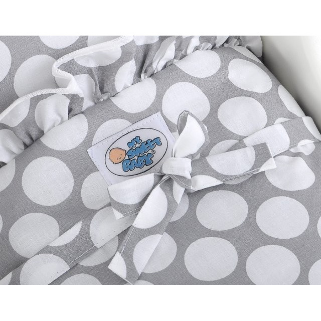 Drevený kočík pre bábiky ECO TOYS - ružový