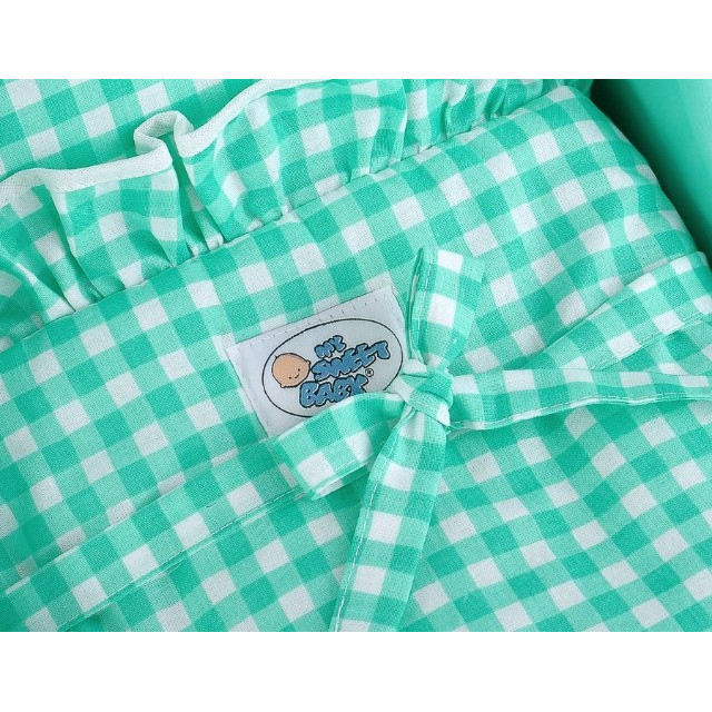 Drevený kočík pre bábiky ECO TOYS - ružový
