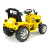 Traktor 12V s 2,4G  DO, s mohutnými kolesami a konštrukciou, svetelnými LED efekty, 2xnáhon, žltý