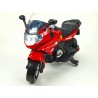 Cestná závodná motorka, 12 V, 2x motor, EVA kolesá, voltmeter, USB, TF, Mp3, LED osvetlenie