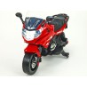 Cestná závodná motorka, 12 V, 2x motor, EVA kolesá, voltmeter, USB, TF, Mp3, LED osvetlenie