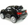 BMW X6 s 2,4G bluetooth DO, EVA kolesami, otváracími dverami,12V, čalunenou vyšívanou sedačkou, lakované čiernou farbou